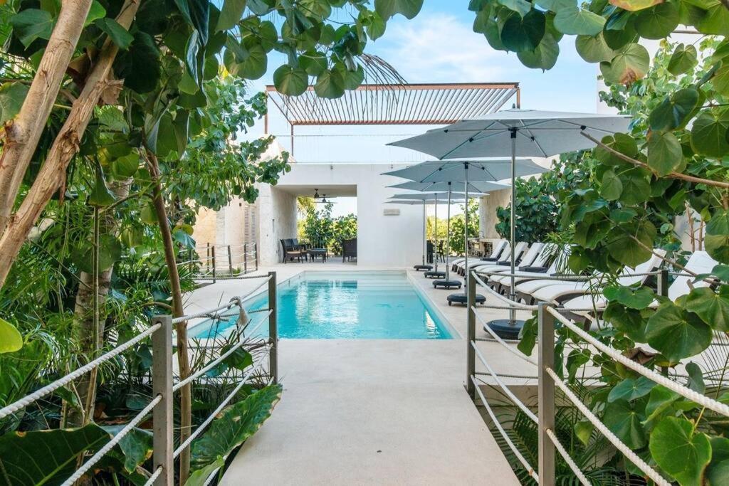 Ferienwohnung Casa Blanca By The Caribbean Sea Akumal Exterior foto
